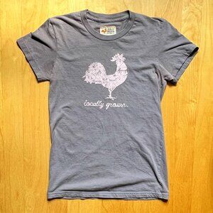 Like New Locally Grown Clothing Co. USA-made  100 % Cotton T-Shirt - Size Small